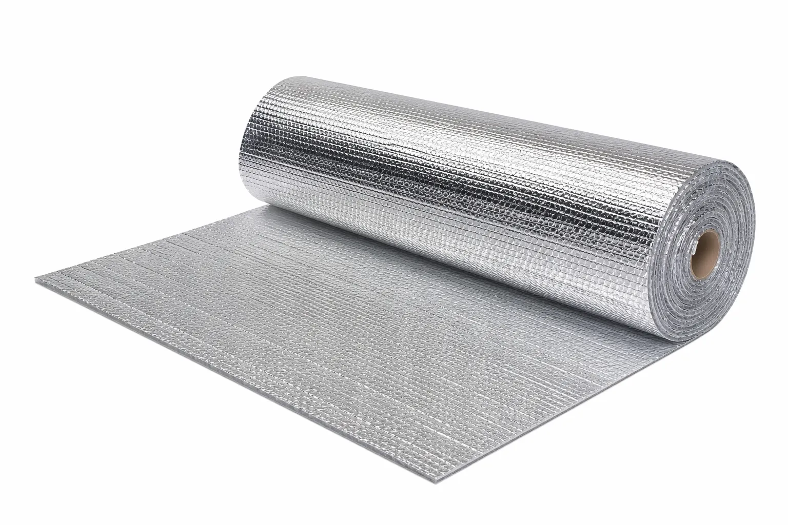 Reflecterende folie achter een radiator voor betere warmte-efficiëntie