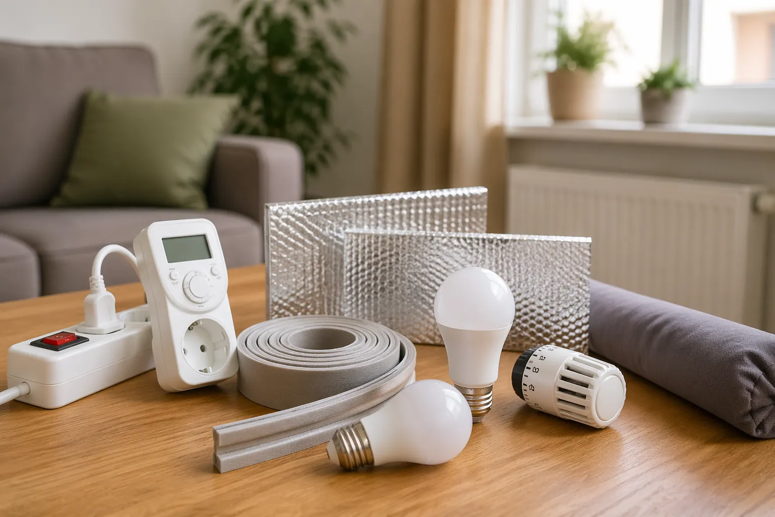 Praktische energiebesparende producten voor huurders, zonder te verbouwen.